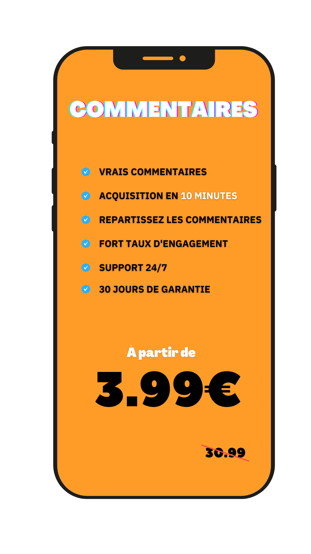 Commentaires Instagram - acheter des followers